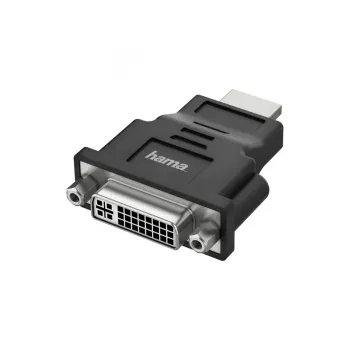 Hama 00200339 adapter przejściówka HDMI Typ A (Standard) DVI-I Czarny