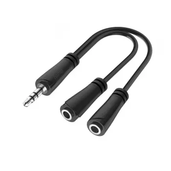Kabel audio Hama 00200349 0,15 m 3,5 mm 2 x 3,5 mm Czarny