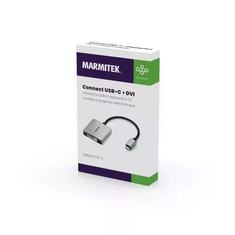 Marmitek Connect USB C do DVI - adapter USB-C na DVI