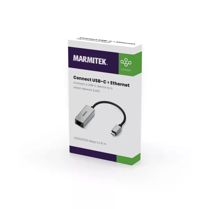 Marmitek Connect adapter USB-C na Ethernet 8373