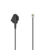 Hama 00201149 kabel telefoniczny 15 m czarny