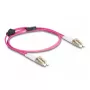 DeLOCK Kabel światłowodowy LC Duplex do LC Duplex OM4 1 m
