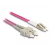 DeLOCK kabel światłowodowy LC Duplex na SC Duplex OM4 3m