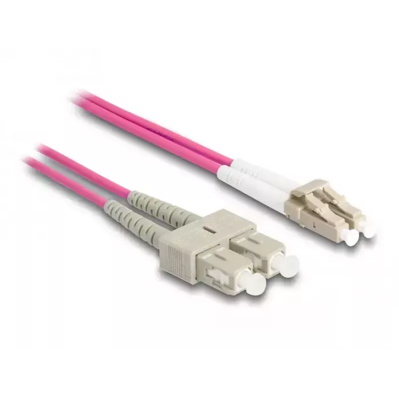 DeLOCK kabel światłowodowy LC Duplex na SC Duplex OM4 3m