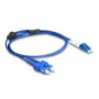 DeLOCK Kabel światłowodowy LC Duplex na SC Duplex Singlemode OS2 1 m