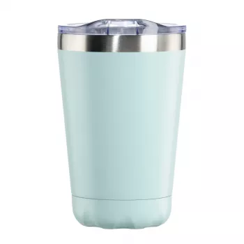 Kubek termiczny Hama To Go Round 00181586 - 0,27 l niebieski stal nierdzewna