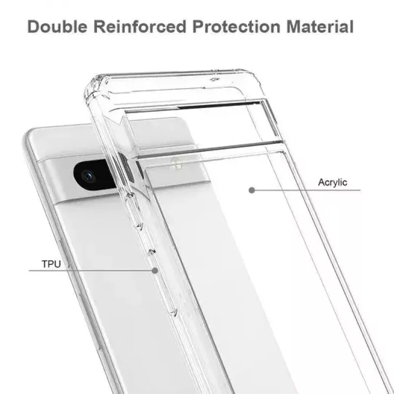 Cover JT BERLIN 10918 etui do telefonu Transparent dla Google Pixel 7a