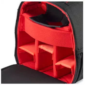 Hama Ohio Backpack Czarny, czerwony