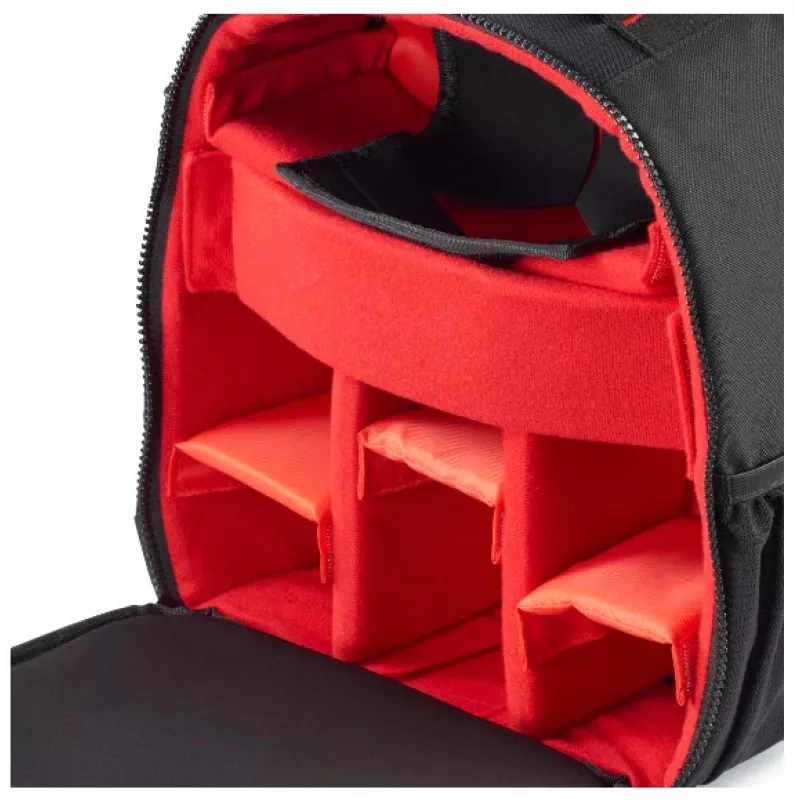 Hama Ohio Backpack Czarny, czerwony