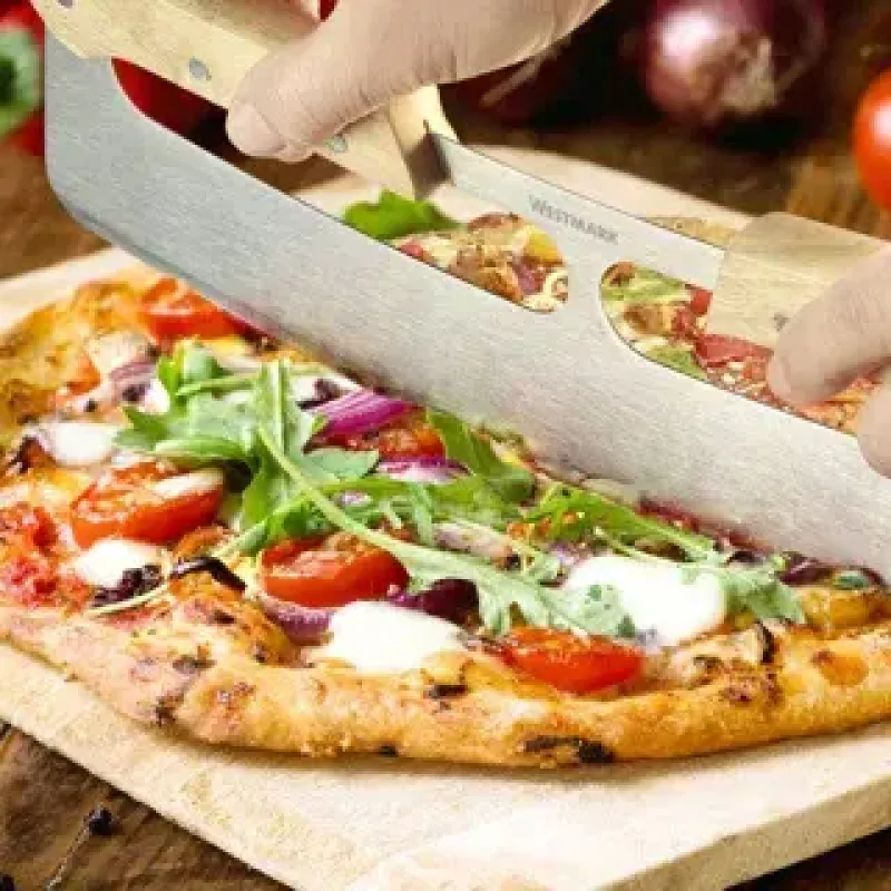 Krajalnica do pizzy Westmark Pro stal nierdzewna drewniana rączka 355mm