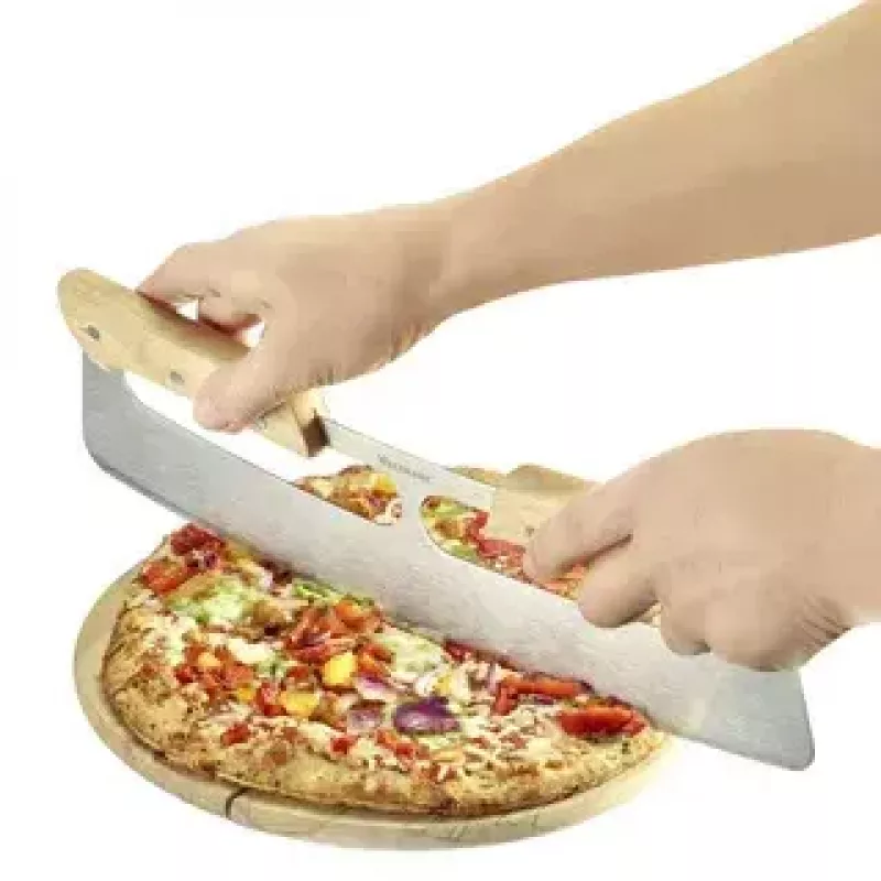 Krajalnica do pizzy Westmark Pro stal nierdzewna drewniana rączka 355mm