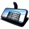 Etui z klapką JT BERLIN Schöneberg do iPhone 14 15,5 cm czarne