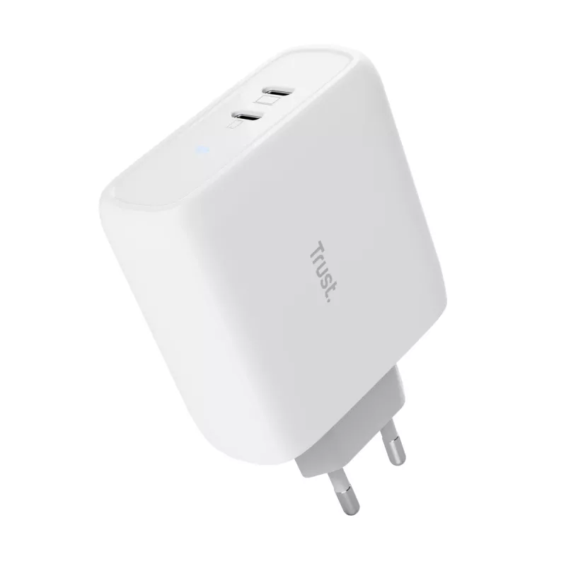 Ładowarka sieciowa Trust Maxo 25381 uniwersalna szybkie ładowanie 20V 2xUSB-C