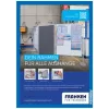Rama do tablicy Franken AR15032 A3 niebieska 470x10x650mm 2 szt.