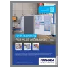 Ramka do tablicy Franken AR15132 Srebrna A3 470x10x650mm 2 szt.
