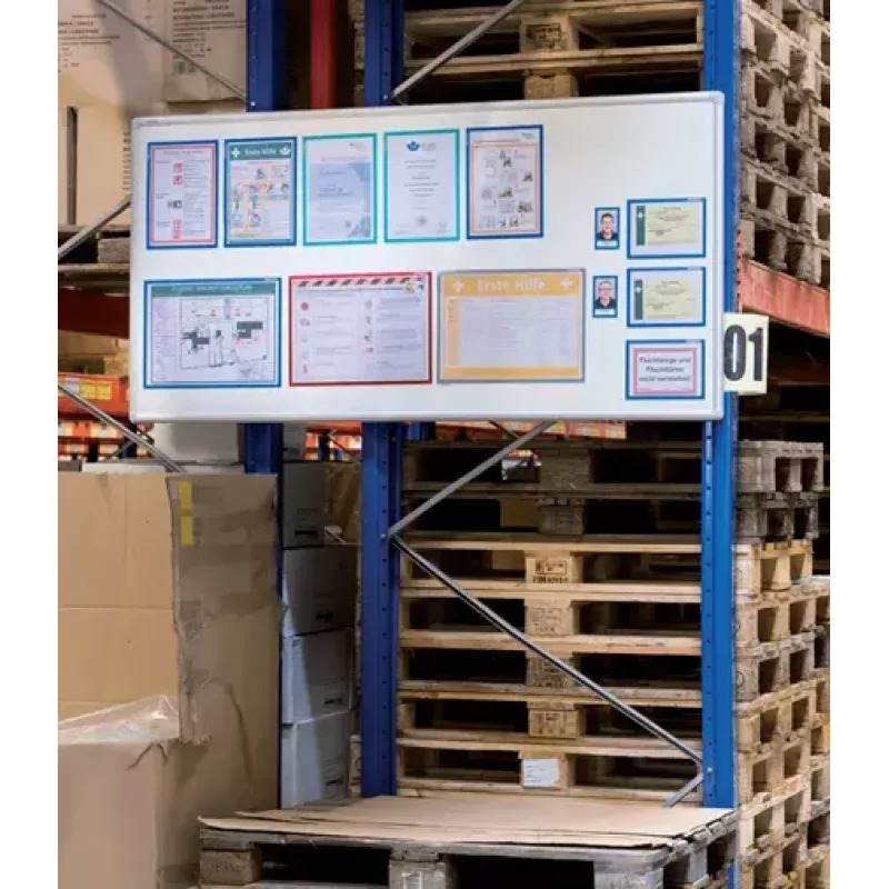 Ramka do tablicy Franken AR15132 Srebrna A3 470x10x650mm 2 szt.