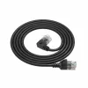 ACT Czarny 3 metry U/UTP CAT6A LSZH Slimline patch kabel z RJ45 DC1903