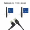 ACT Czarny 3 metry U/UTP CAT6A LSZH Slimline patch kabel z RJ45 DC1903