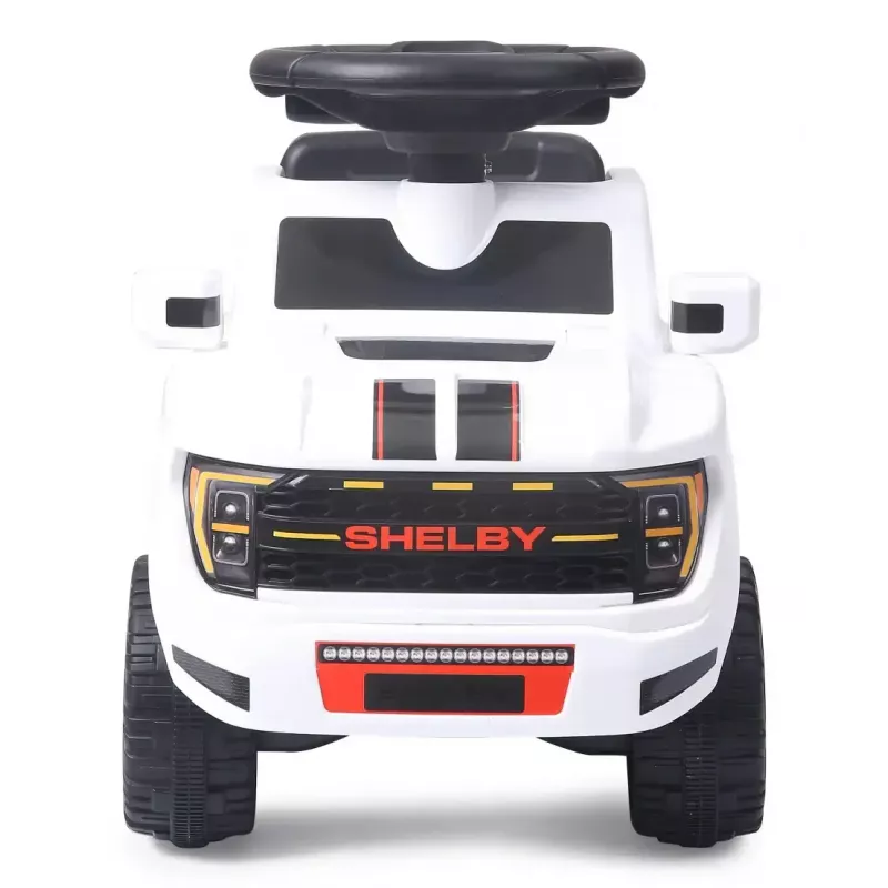 Samochodzik do jazdy Jamara Shelby Ford F-150 Raptor — zasilany bateriami, 1 miejsce, 4 koła, czarno-biały