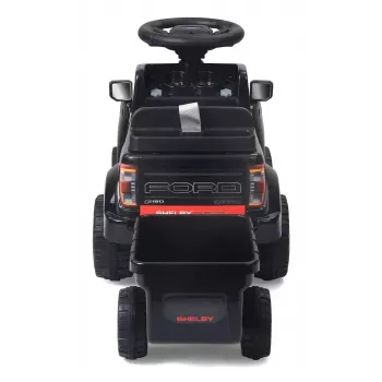 Samochód do jazdy Jamara Shelby Ford F-150 Raptor — zasilany bateriami, 1 siedzisko, 4 koła, czarny