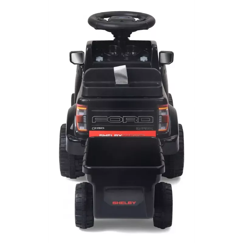 Samochód do jazdy Jamara Shelby Ford F-150 Raptor — zasilany bateriami, 1 siedzisko, 4 koła, czarny