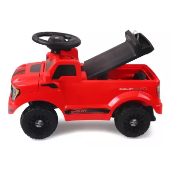 Samochód na akumulator Jamara Shelby Ford F-150 Raptor — zasilany bateriami, 1 miejsce, 4 koła, czarny/czerwony