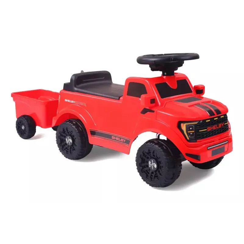 Samochód na akumulator Jamara Shelby Ford F-150 Raptor — zasilany bateriami, 1 miejsce, 4 koła, czarny/czerwony