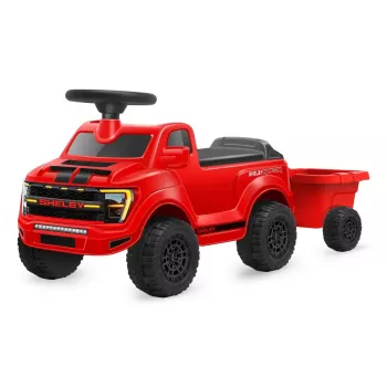 Samochód na akumulator Jamara Shelby Ford F-150 Raptor — zasilany bateriami, 1 miejsce, 4 koła, czarny/czerwony