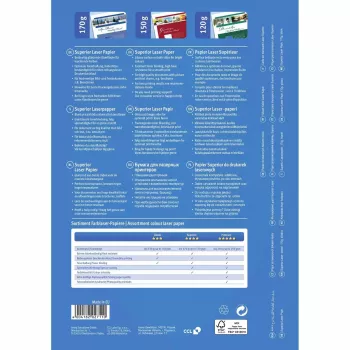 Papier fotograficzny A4 Avery Premium Colour Laser 170 g/m² Błyszczący Biały 1298