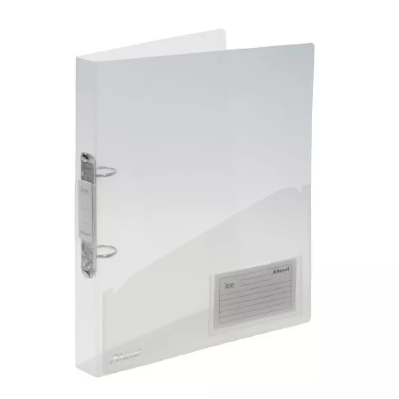Rexel Ice 2 Ring Binder A4 Clear, A4, Polipropylen (PP), Transparentny, 200 arkuszy, 2.5 cm, 3 cm