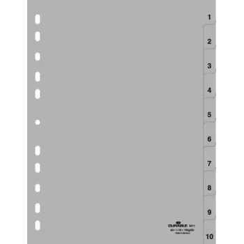 Numeric tab index Durable 6511-10
