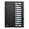 ELBA Memphis Expanding File A4, 12 Pockets, Black (M593712 SW)