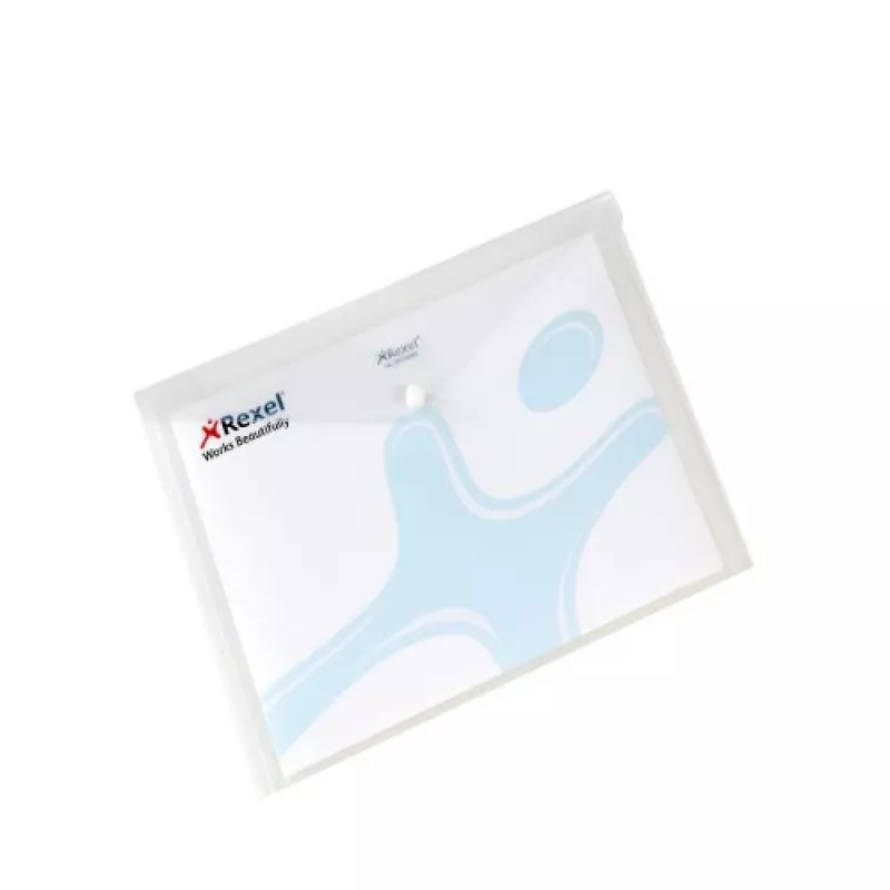 Rexel Popper Wallet A4 Biały (5), A4, Polipropylen (PP), Biały, 150 arkuszy, 335 mm, 235 mm