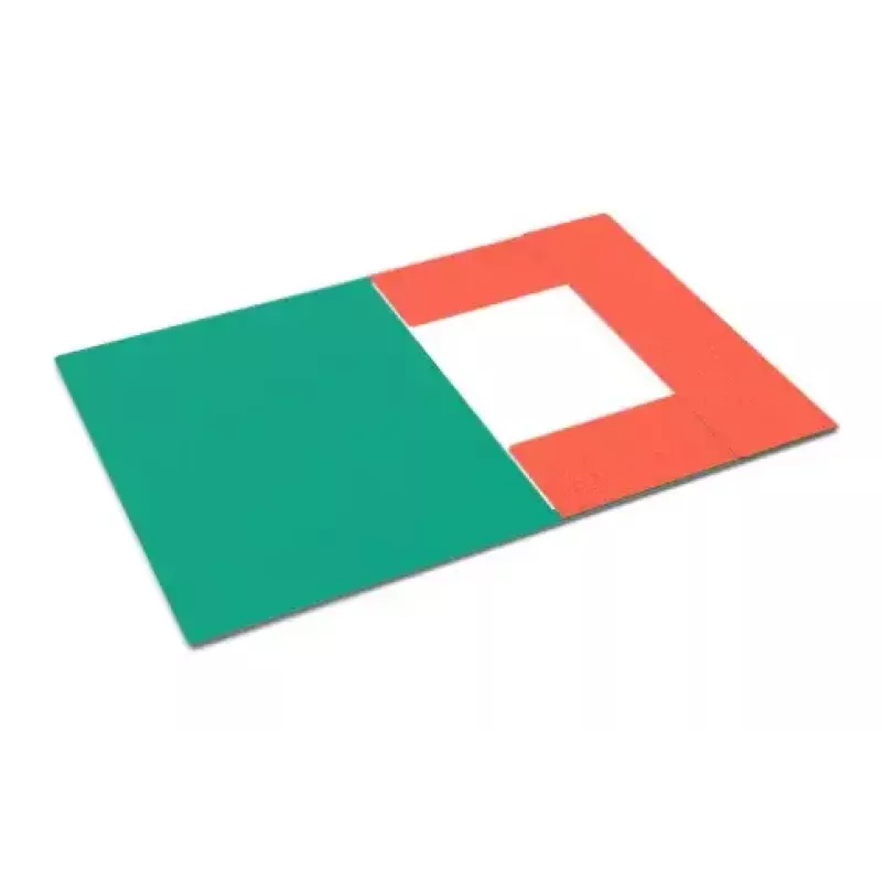ELBA Boston Corner Elastic Folder, A4, Assorted, Card 0.5mm, z zakładką do etykietowania - 10 sztuk (120515.20)