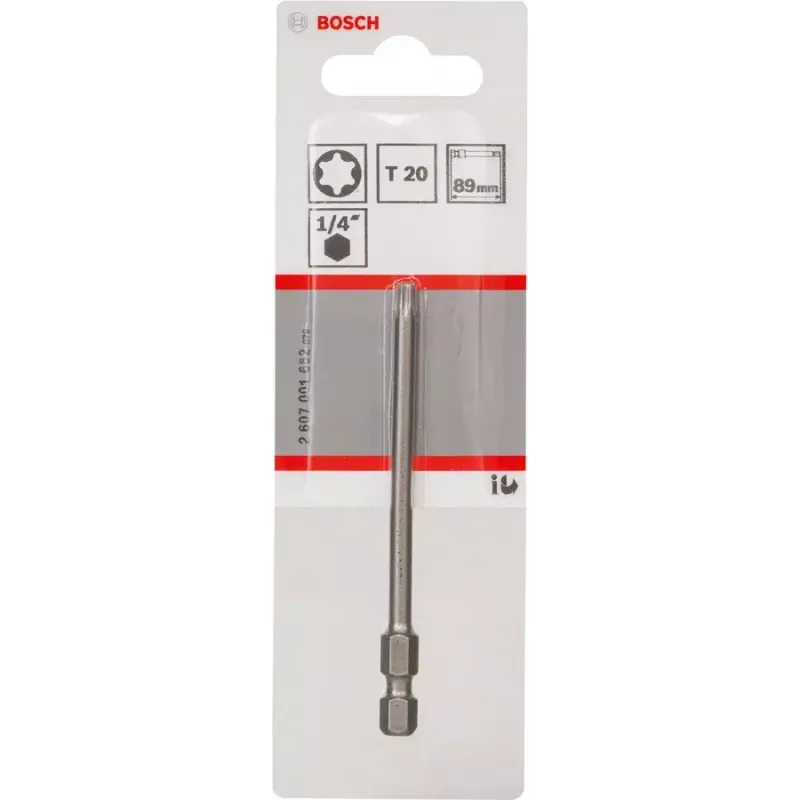 Końcówka wkrętakowa Bosch 2 607 001 652 T20 1 szt. 89 mm