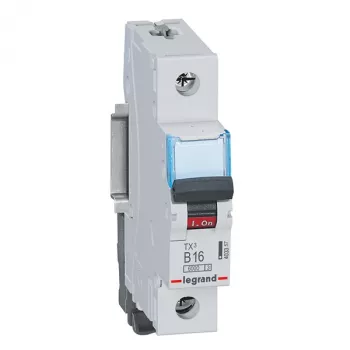 Wyłącznik nadprądowy Legrand TX3 Wyłącznik instalacyjny Typ B 1