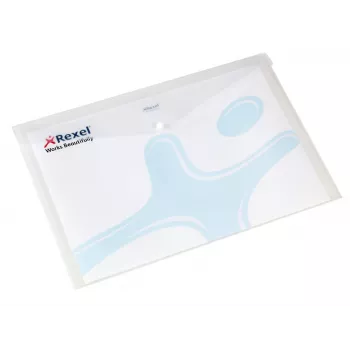 Rexel Active Folder A3 biały (5), A3, polipropylen (PP), półprzezroczysty, biały, 0,15 mm, 458 mm, 323 mm