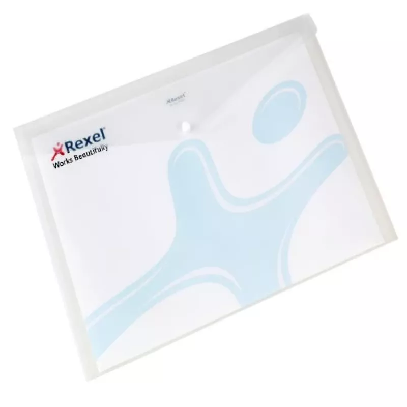 Rexel Active Folder A3 biały (5), A3, polipropylen (PP), półprzezroczysty, biały, 0,15 mm, 458 mm, 323 mm