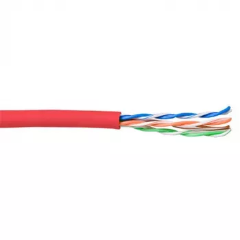 Patch kabel ACT CAT5E U/UTP Stranded czerwony 100 m
