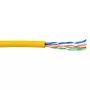 Kabel krosowy ACT CAT5E U/UTP linka żółty 100 m