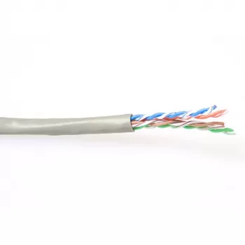 Kabel krosowy ACT CAT6 U/UTP linka 100 m kość słoniowa