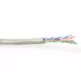 Kabel krosowy ACT CAT6 U/UTP linka 100 m kość słoniowa