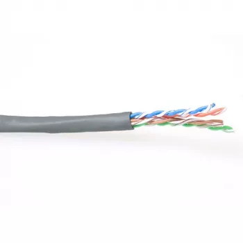 Kabel krosowy ACT CAT6 U/UTP linka szary 100m