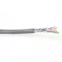 Kabel krosowy ACT CAT6 U/UTP linka szary 100m