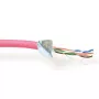 Kabel krosowy ACT CAT5E F/UTP LSZH linka czerwony 100 m