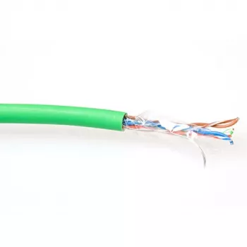 Kabel krosowy CAT5E F/UTP LSZH linka ACT FP770H zielony 100 m