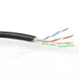 Kabel krosowy ACT CAT5E F/UTP LSZH linka czarny 100 m