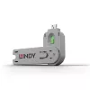 Lindy Klucz do blokady portu USB typu A, zielony, Klucz do blokady portu, USB typu A, zielony, Akrylonitryladienostyren (ABS), 1 szt., Polietylenowa torebka