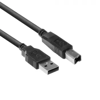 Kabel USB ACT USB 2.0 wtyk A męski - USB B męski 5,00 m