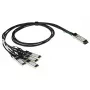 Skylane Optics DAPSSM0310G0228 kabel InfiniBand/światłowodowy 3 m SFP+ 4x SFP+ kabel prosty czarny